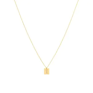 Кольє «Мої» з діамантами 0,04 ct жовте золото