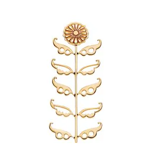 Брошка "Квітка", срібло