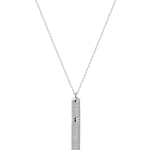 Кольє з капсулою з діамантами, 2,688 ct, 5 см, біле золото